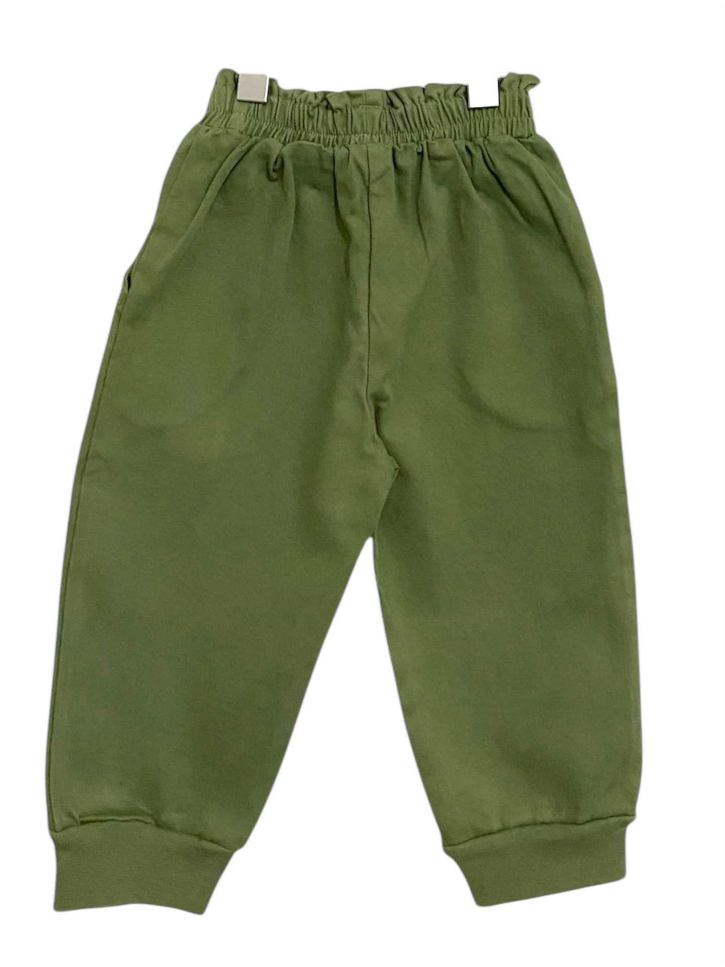 Green toddler trousers.